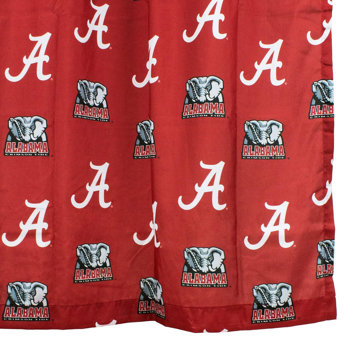 College Covers Alabama Crimson Tide - Cortina de Ducha (182,8 x 177,8 cm)