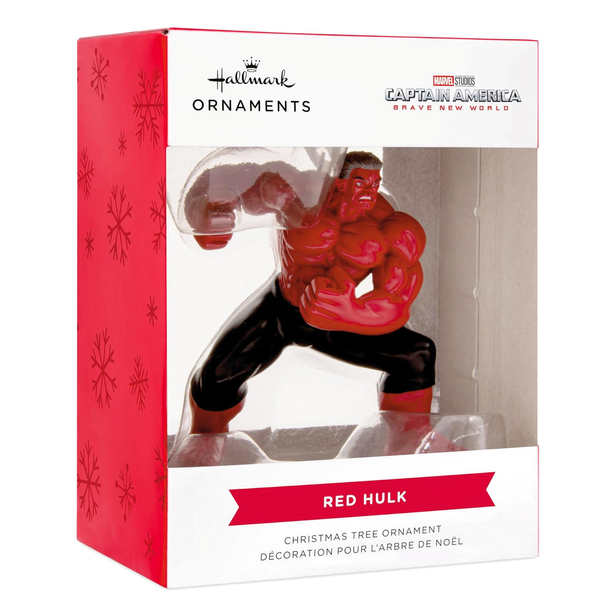 Hallmark Marvel Studios Captain America: Brave New World Red Hulk, Adorno navideño para Fans de Marvel