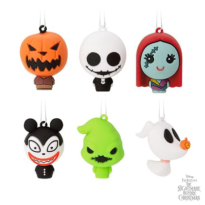 Hallmark Disney Tim Burton's The Nightmare Before Christmas Mini Adornos de Navidad, irrompibles, Juego de 6