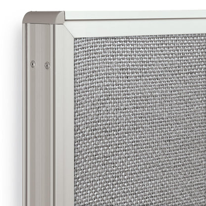 Best-Rite 66215-88 Panel divisor modular estándar, panel de tela gris, 60 x 36 pulgadas