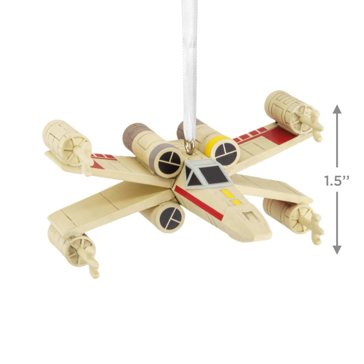 Hallmark Star Wars X-Wing Starfighter - Adorno navideño para Fans de Star Wars