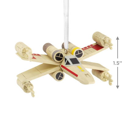 Hallmark Star Wars X-Wing Starfighter - Adorno navideño para Fans de Star Wars
