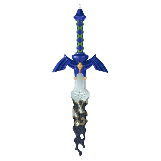 Hallmark - Adorno navideño de Recuerdo 2025, Nintendo The Legend of Zelda: Espada Maestra deteriorada de Las lágrimas del Reino, Metal, Regalos para Jugadores