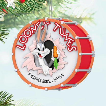 Hallmark - Adorno de Navidad 2025, Looney Tunes Bugs Bunny, Regalos de Dibujos Animados