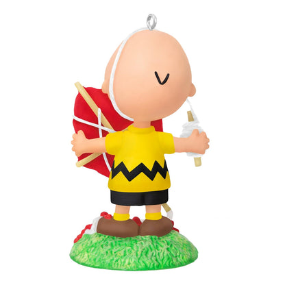 Hallmark - Adorno navideño de Recuerdo 2025, The Peanuts Gang 75 Aniversario Good Grief, Charlie Brown!, Regalos para fanáticos de los Cacahuetes