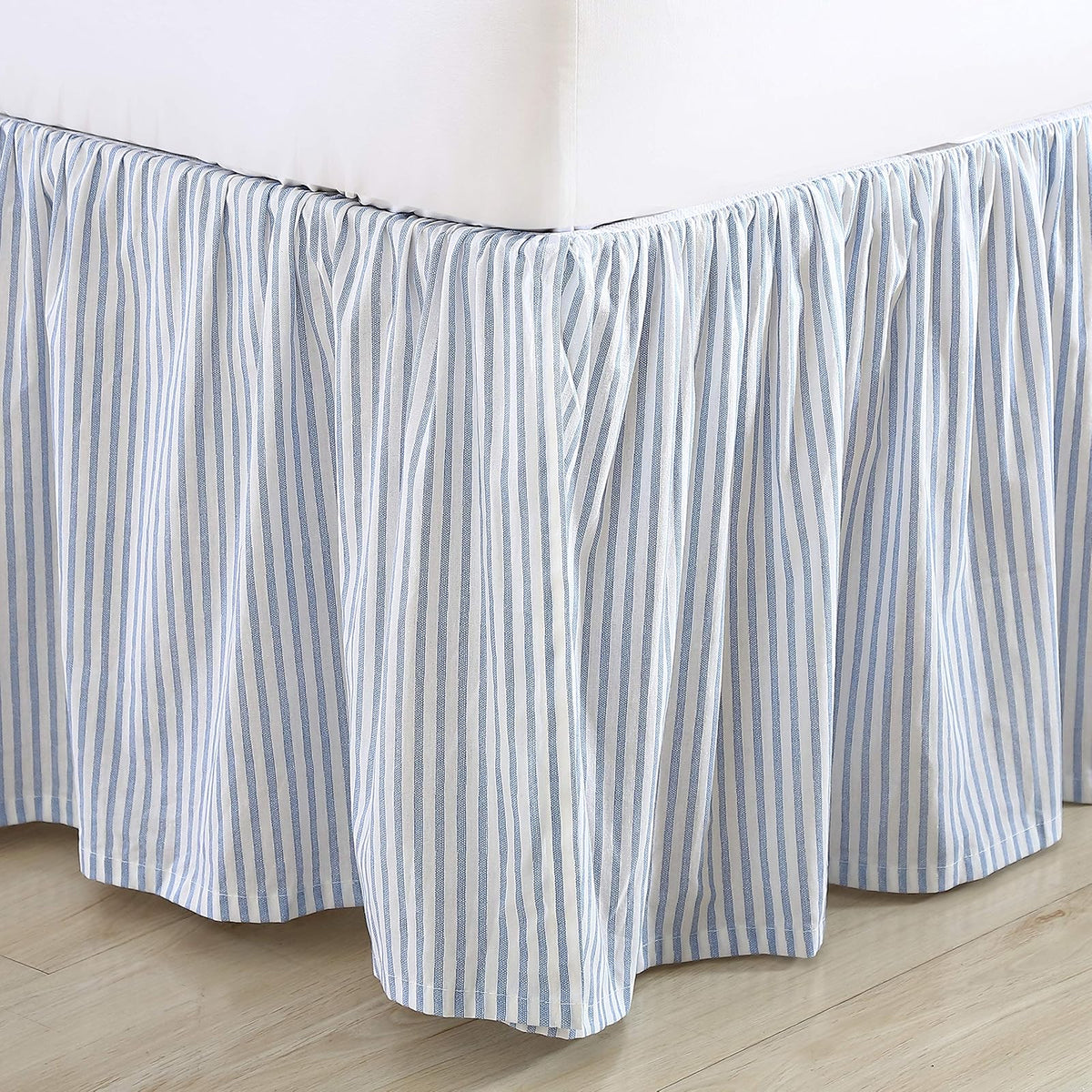 Laura Ashley - Juego de edredón Individual 100% algodón con Funda para | Cara de algodón 100%, prelavada para mayor suavidad, lavable a máquina, fácil cuidado, comodidad durante todo el año