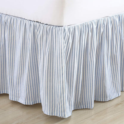 Laura Ashley - Juego de edredón Individual 100% algodón con Funda para | Cara de algodón 100%, prelavada para mayor suavidad, lavable a máquina, fácil cuidado, comodidad durante todo el año