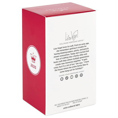 Hallmark - Adorno navideño de Recuerdo 2025, Magdalenas de Navidad, Macarons de Feliz Regalo de Comida