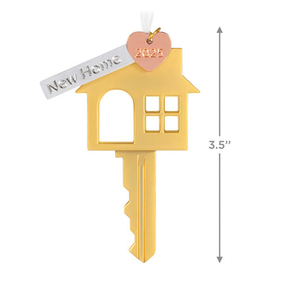 Hallmark - Adorno de Navidad 2025, New Home 2025, Metal, Regalos de inauguración de la casa