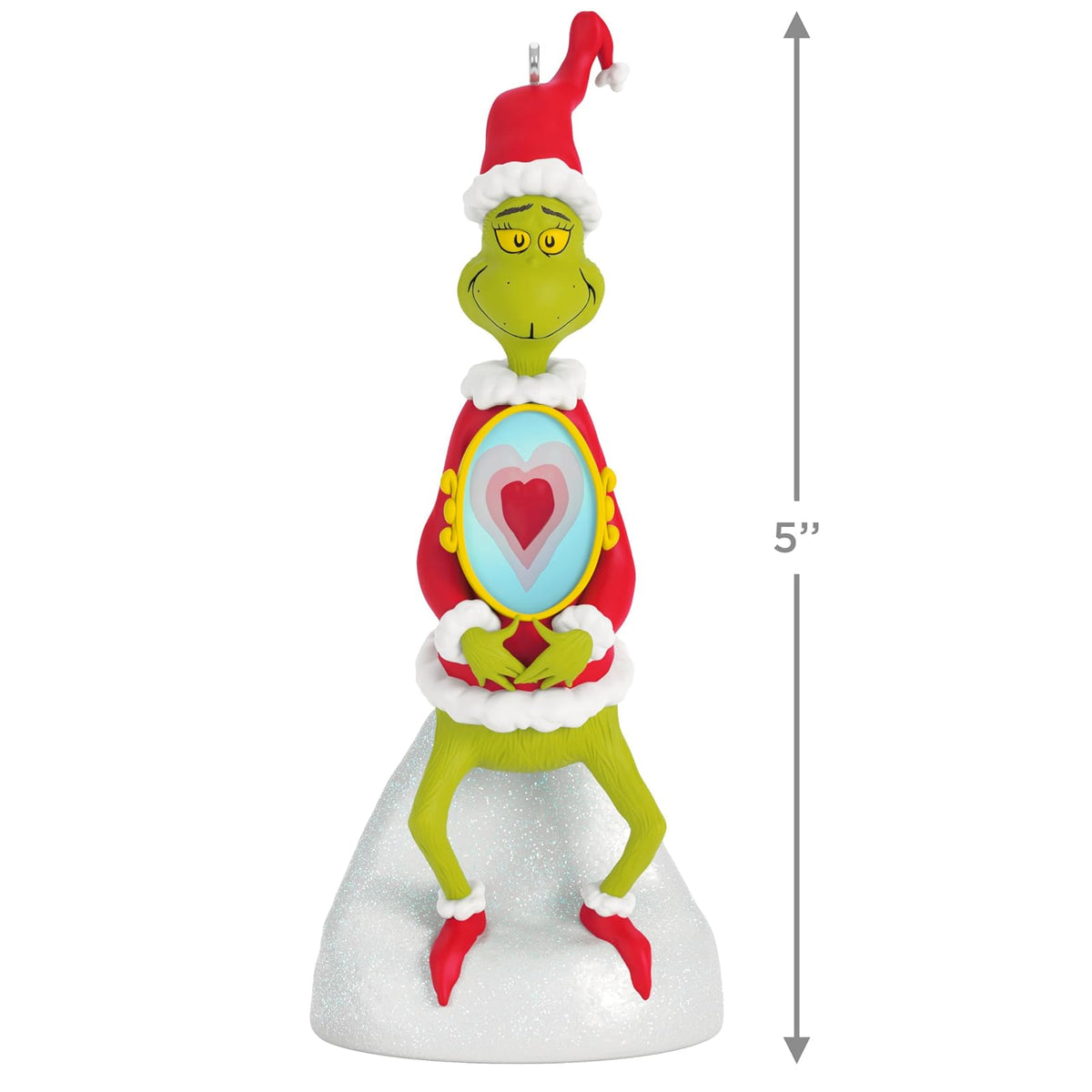 Hallmark - Adorno navideño de Recuerdo 2025, Dr. Seuss's How The Grinch robó la Navidad Un Cambio de corazón, Regalos de película de Navidad