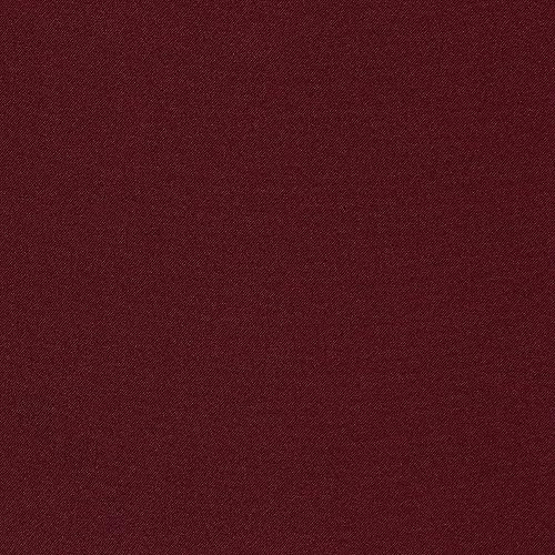 ECLIPSE Cortina térmica sólida para oscurecer la habitación, con Bolsillo para Barra de Cortina para recámara (1 Panel), 54 x 63 Pulgadas, Merlot