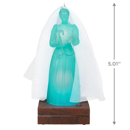 Hallmark - Adorno de Navidad de Disney The Haunted Mansion Collection Constance Hatchaway con luz y Sonido, Regalos para fanáticos de Disney