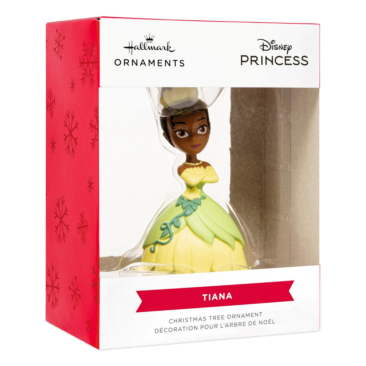 Hallmark Disney Princess Tiana - Adorno de Navidad estilizado, Regalos para Fans de Disney