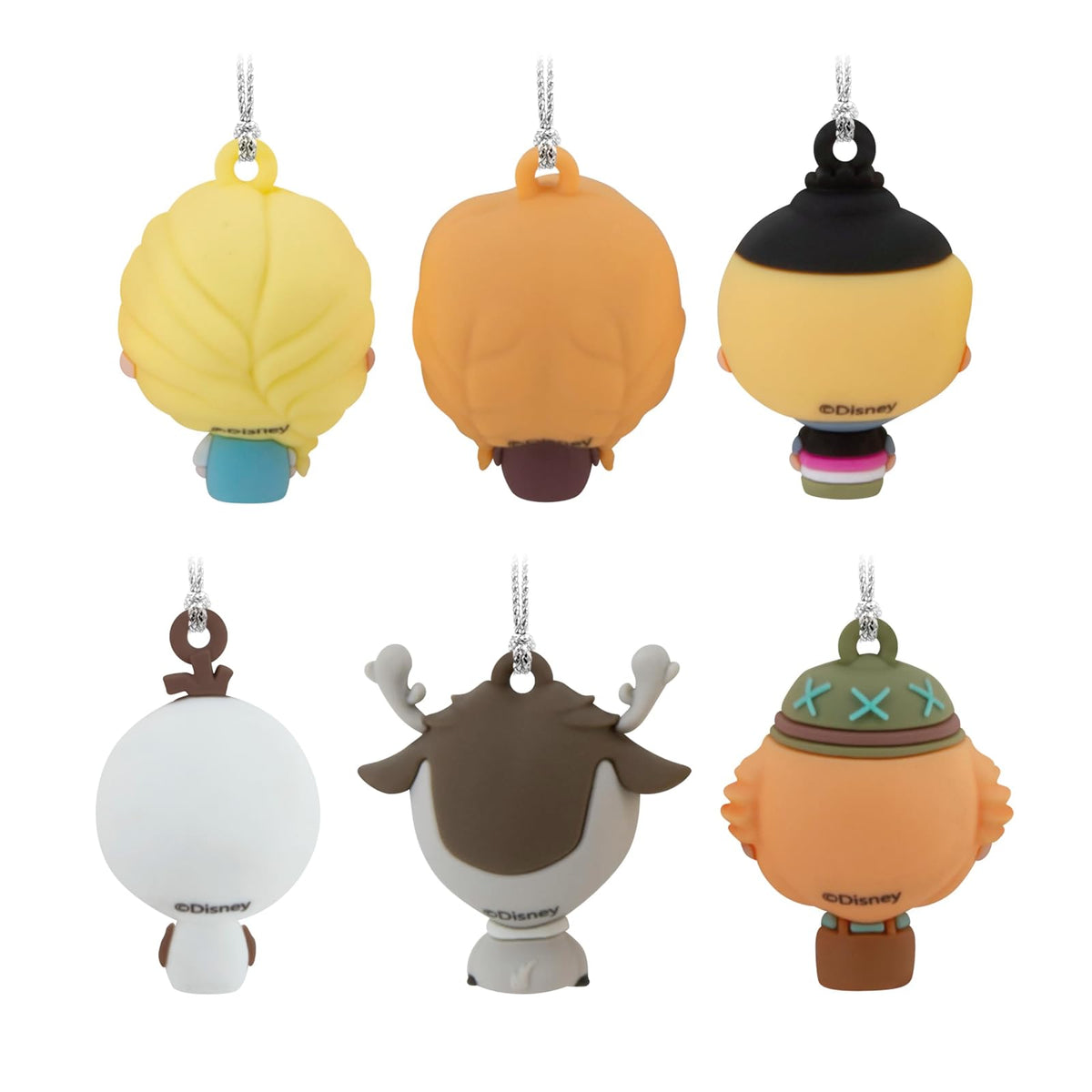 Hallmark - Mini Adornos de Navidad de Frozen de Disney, irrompibles, Juego de 6 Unidades, Regalos para Fans de Disney