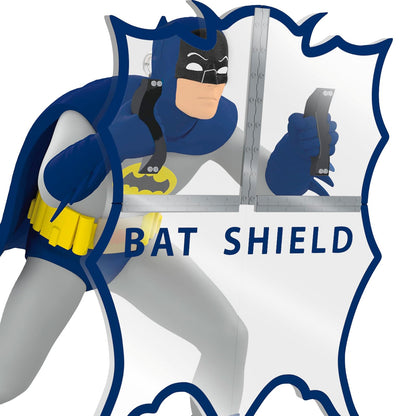 Hallmark - Adorno navideño de Recuerdo 2025, Batman The Classic TV Series Behind The Bat-Shield, Regalos para fanáticos de DC Comics