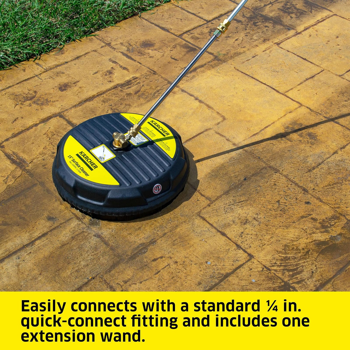 Karcher - Accesorio Limpiador de Superficies a presión de 15 Pulgadas, clasificación 3200 PSI