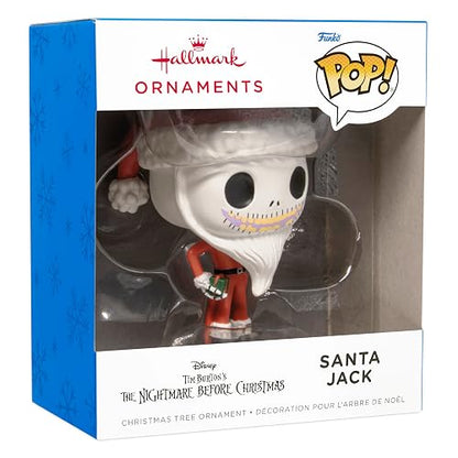 Hallmark Disney Tim Burton's The Nightmare Before Christmas Santa Jack Funko Pop! Adornos de Navidad, Regalos de Cultura Pop