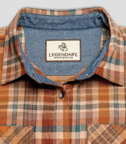 Legendary Whitetails - Camisa de Franela Cottage Escape para Mujer