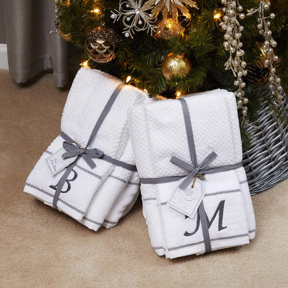 SKL Home by Saturday Knight Ltd.. - Juego de Toallas de baño y de Mano (4 Unidades), Color Blanco, S, Blanco, 1