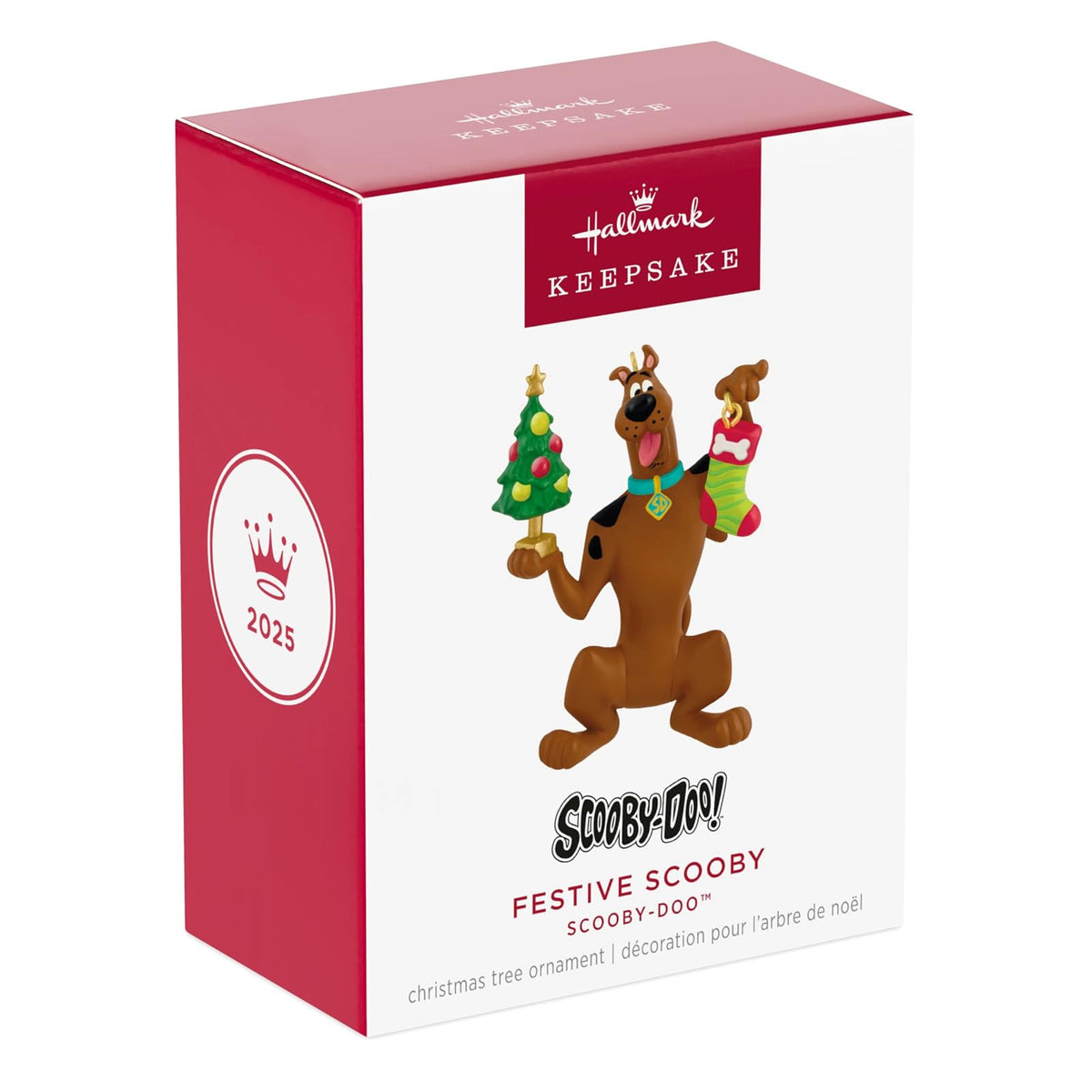 Hallmark - Adorno navideño de Recuerdo 2025, Scooby-Doo, Regalo de Dibujos Animados