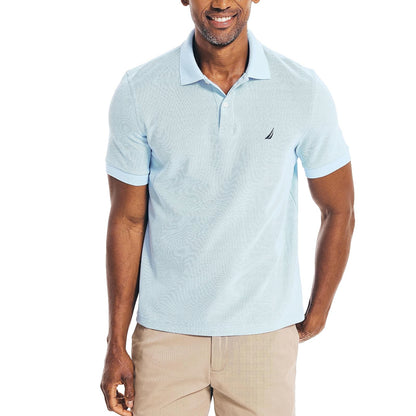 Nautica Men's Classic Short Sleeve Solid Polo Shirt