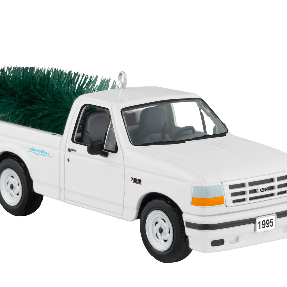 Hallmark - Adorno navideño de Recuerdo 2025, All-American Trucks 1995 Ford SVT Lightning 2025, Metal, Regalos para coleccionistas de automóviles