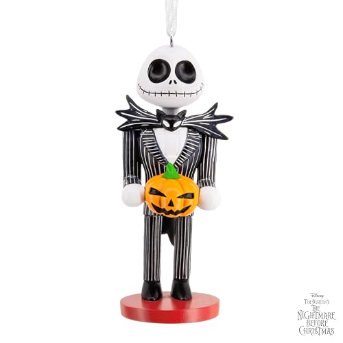 Hallmark Disney Tim Burton's The Nightmare Before Christmas Jack Skellington - Adorno de Navidad para Cascanueces, Regalos para fanáticos de Disney