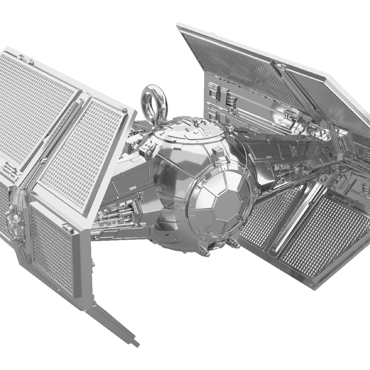 Hallmark - Mini Adorno de Navidad de 0.75 Pulgadas 2025, Star Wars Darth Vader's Tie Fighter, Regalos para Fans de Star Wars