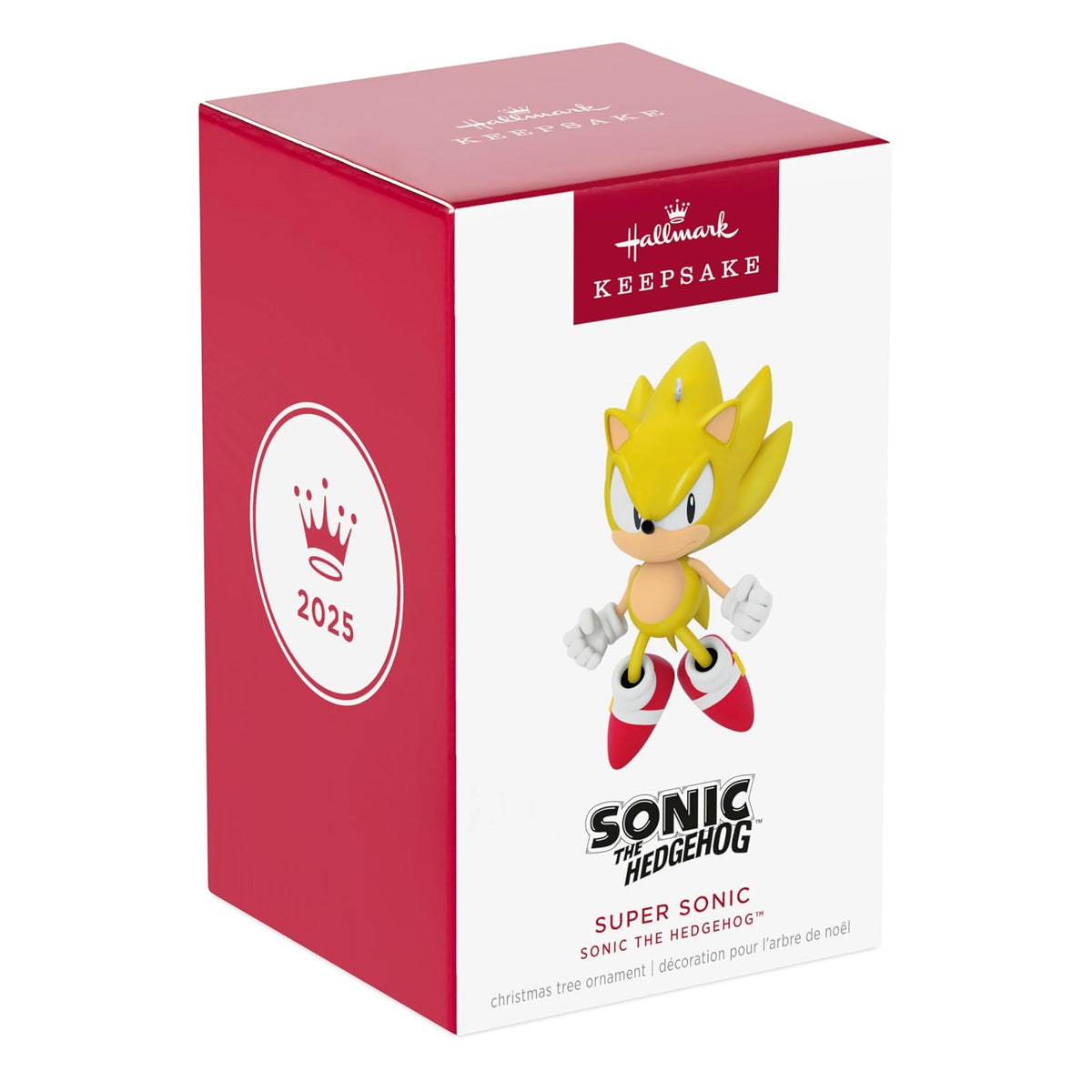 Hallmark - Adorno navideño de Recuerdo 2025, Sonic The Hedgehog Super Sonic, Regalos para Jugadores