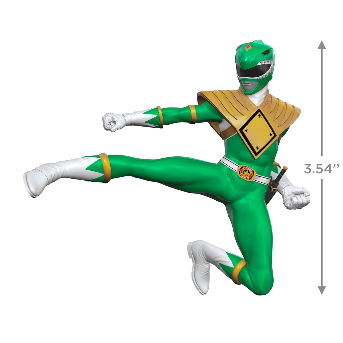 Hallmark - Adorno navideño de Recuerdo 2024, Hasbro Power Rangers Green Ranger, Regalos para niños