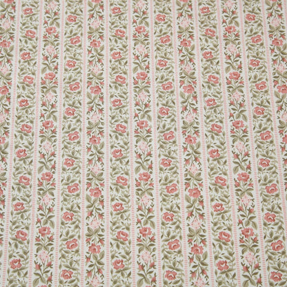 Laura Ashley Juego De Sabanas De Percal 200 Hilos | Tamaño Queen, Rosa A Rayas Marta, Certificado Oeko-Tex, Incluye Sabana Encimera Y Bajera, Con Fundas De Almohada
