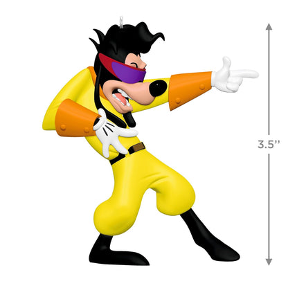 Hallmark - Adorno navideño de Recuerdo 2025, Disney A Goofy Movie MAX as Powerline, Regalos para Fans de Disney
