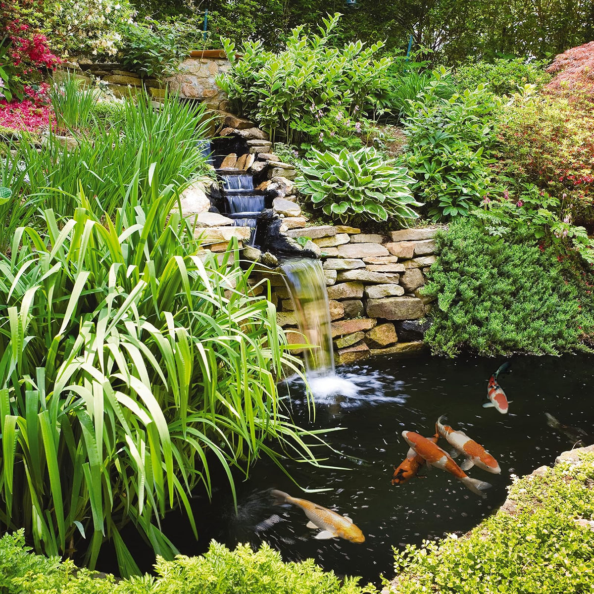 Tetra Pond - Bomba fuente para estanques y jardines acuáticos, 75 GPH