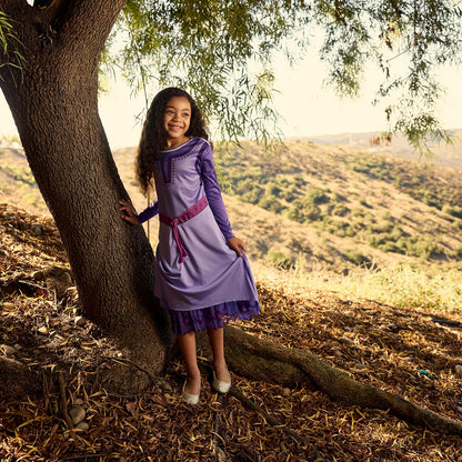 Disfraz de Asha, disfraz oficial de Disney Wish para niños con cinturón adjunto, talla M (7-8)