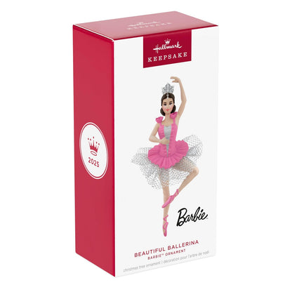 Hallmark - Adorno navideño de Recuerdo 2025, Barbie Hermosa Bailarina, Regalos para los Fans de Barbie