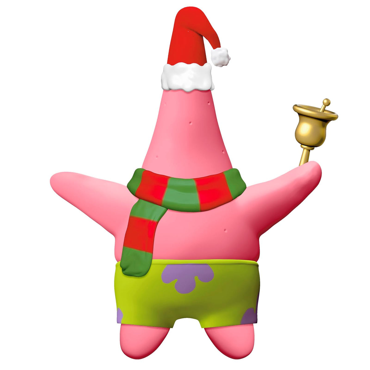 Hallmark - Adorno navideño de Recuerdo 2024, Nickelodeon Bob Esponja Pantalones Cuadrados Anillos de Patrick en la Temporada, Regalos de Dibujos Animados