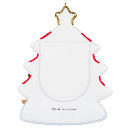 Hallmark - Adorno de Navidad 2025, Marco de Fotos para árbol de Navidad Rojo y Blanco del bebé 2025