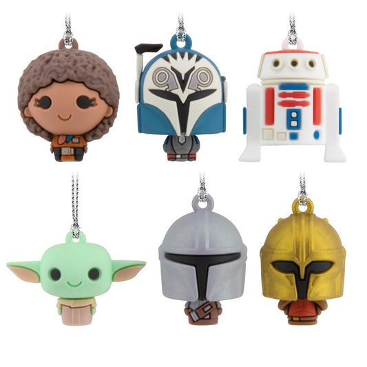 Hallmark Star Wars: The Mandalorian Mini Adornos de Navidad, irrompibles, Juego de 6, Regalos para Fans de Star Wars