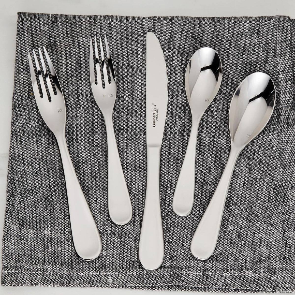 Cuisinart - Cubertería Elite Maree Collection, Plata, CFE-MA20