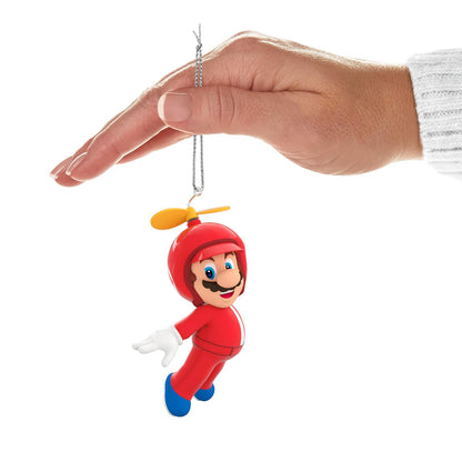 Hallmark - Adorno navideño de Recuerdo 2024, Nintendo Super Mario Alimentado con Propeller, Regalos para Jugadores
