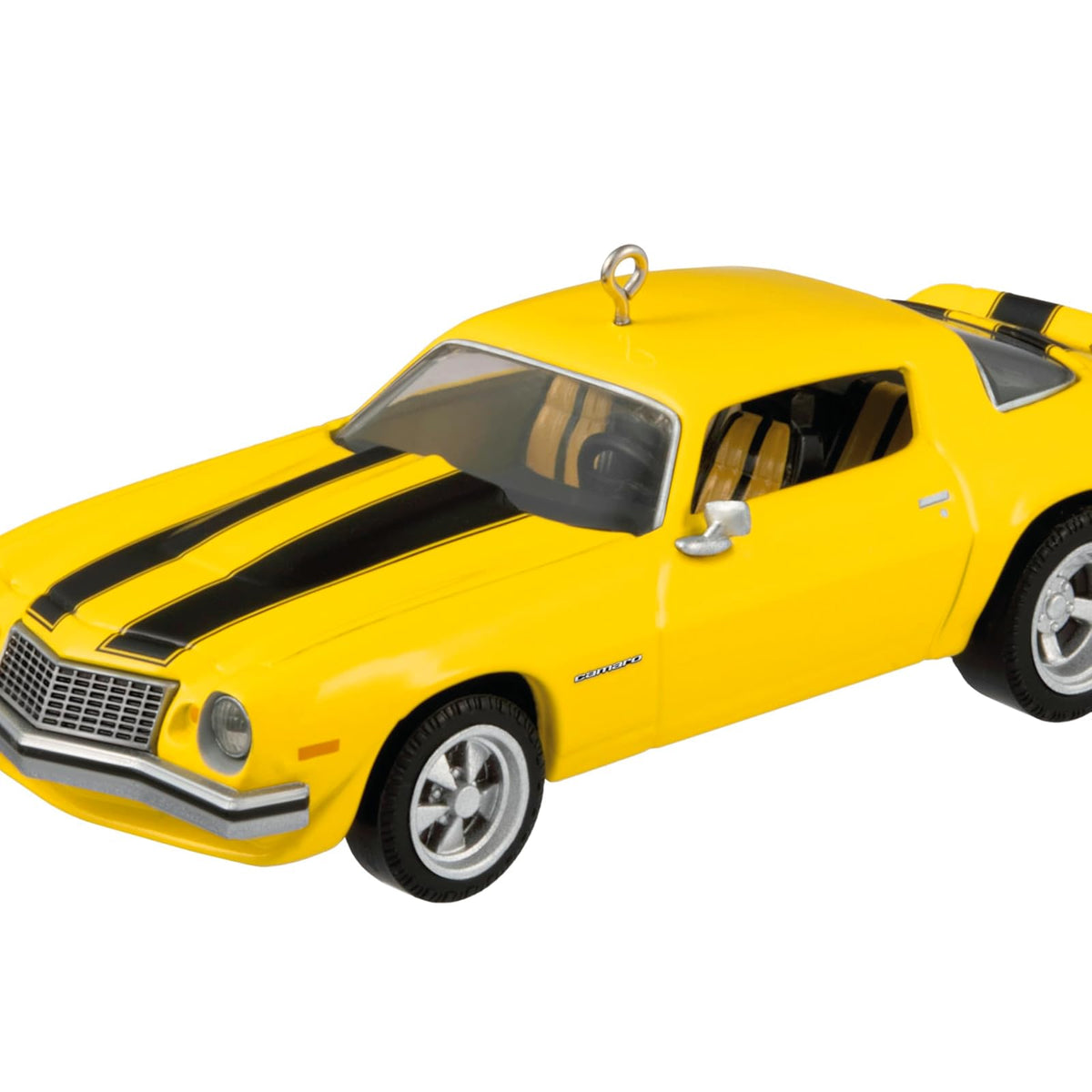 Hallmark - Adorno de Navidad 2025, The Car's The Star Transformers 1976 Chevrolet Camaro Bumblebee, Metal, Regalos de película