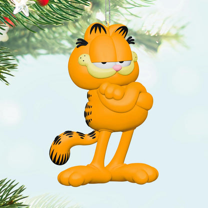 Hallmark - Adorno navideño de Recuerdo 2025, Nickelodeon Garfield, Regalos de Dibujos Animados