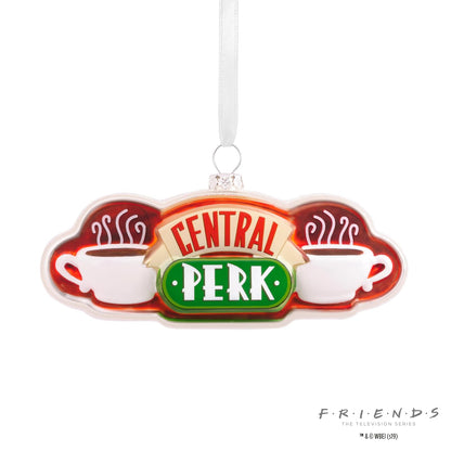Hallmark Friends Central Perk - Letrero de Navidad, Vidrio soplado