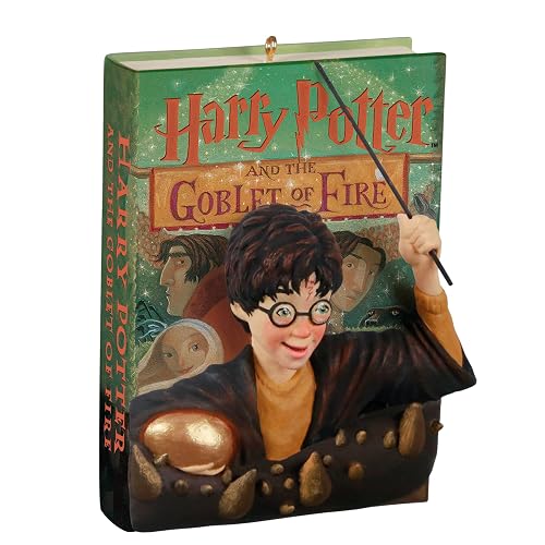 Hallmark - Adornos de Navidad de Recuerdo de Harry Potter y el cáliz del Fuego, Regalos para los Fans de Harry Potter