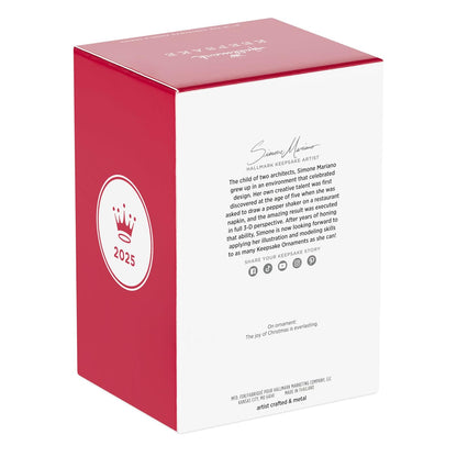 Hallmark - Adorno navideño de Recuerdo 2025, Ángeles de Navidad, Regalos de coleccionistas de ángeles