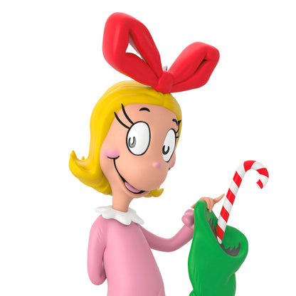 Hallmark - Adorno navideño de Recuerdo 2025, Dr. Seuss's How The Grinch robó la Navidad Cindy-Lou Who, Regalos de película de Navidad