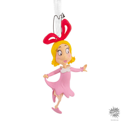 Hallmark Dr. Seuss's How The Grinch robó la Navidad Cindy-Lou Who - Adornos de Navidad, Regalos de película de Navidad