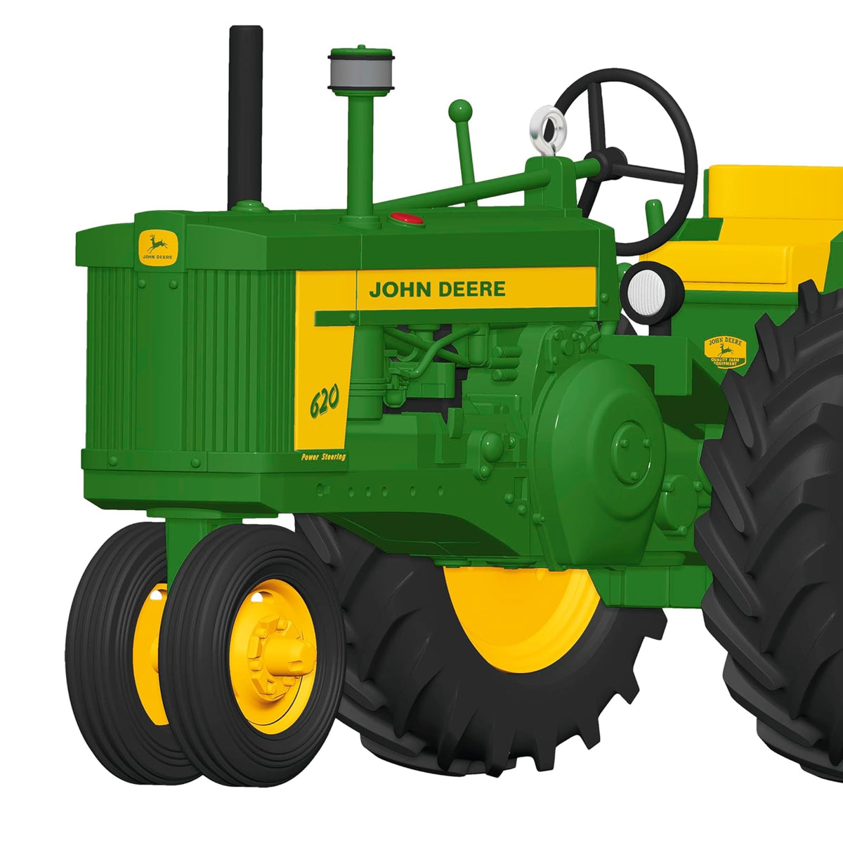 Hallmark - Adorno navideño de Recuerdo 2025, Tractor John Deere 620, Metal, Regalos para él