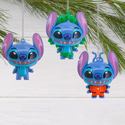 Hallmark Disney Lilo & Stitch Series 1 - Adornos de Navidad misteriosos, irrompibles, Juego de 2, Regalos para fanáticos de Disney