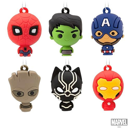 Hallmark Marvel Super Heroes - Mini Adornos de Navidad, irrompibles, Juego de 6
